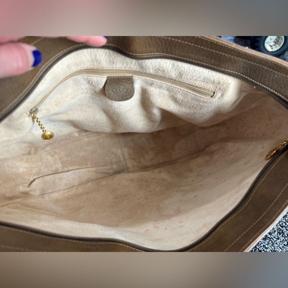 Gucci vintage large purse with insert - Picture 4 of 16